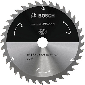 BOSCH Standard for Wood Kreissägeblatt 165,0 mm, 36 Zähne von Bosch