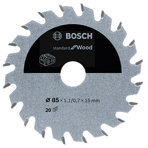 BOSCH Standard for Wood Kreissägeblatt 85,0 mm, 20 Zähne von Bosch