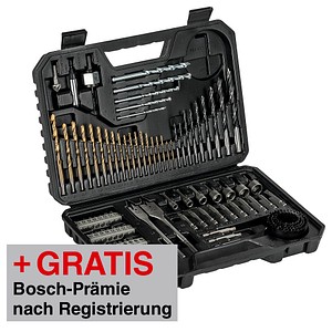 AKTION: BOSCH TiN V-Line Set Bohrer- und Bit-Set, 103-teilig mit Prämie nach Registrierung AKTION: BOSCH TiN V-Line Set Bohrer- und Bit-Set, 103-teilig mit Prämie nach Registrierung von Bosch