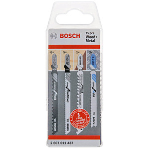 BOSCH Wood and Metal Stichsägeblätter-Set 15-teilig von Bosch