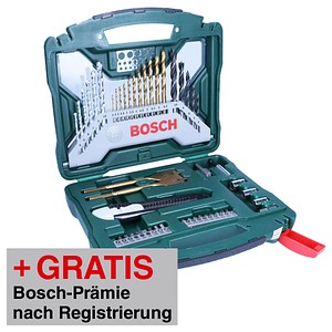 AKTION: BOSCH X-Line Bohrer- und Bit-Set, 50-teilig mit Prämie nach Registrierung AKTION: BOSCH X-Line Bohrer- und Bit-Set, 50-teilig mit Prämie nach Registrierung von Bosch