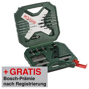 AKTION: BOSCH X-Line Classic Bohrer- und Bit-Set, 60-teilig mit Prämie nach Registrierung AKTION: BOSCH X-Line Classic Bohrer- und Bit-Set, 60-teilig mit Prämie nach Registrierung von Bosch