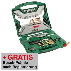 AKTION: BOSCH X-Line TiN-beschichtetes Bohrer- und Bit-Set, 100-teilig mit Prämie nach Registrierung AKTION: BOSCH X-Line TiN-beschichtetes Bohrer- und Bit-Set, 100-teilig mit Prämie nach Registrierung von Bosch