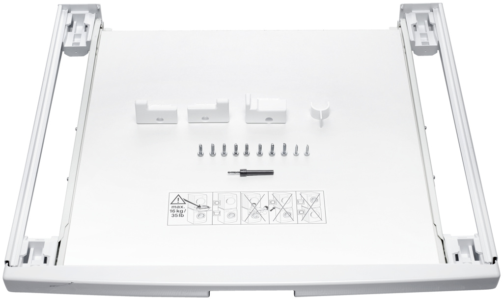 BOSCH Zwischenbaurahmen mit Auszug WTZ11400 für Trockner und Waschmaschine BOSCH Zwischenbaurahmen mit Auszug WTZ11400 für Trockner und Waschmaschine von Bosch