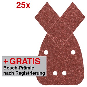 AKTION: BOSCH für Multischleifer Schleifblätter 80, 120, 180 mit Prämie nach Registrierung AKTION: BOSCH für Multischleifer Schleifblätter 80, 120, 180 mit Prämie nach Registrierung von Bosch