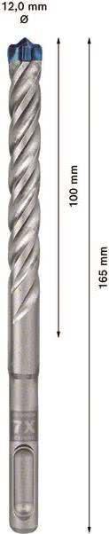 Bosch Expert SDS-plus-7X - Bohrer - für Beton, Stahlbeton, Granit, Festbeton, Gneis - Hammereinsatz - 12 mm - SDS-plus - Länge: 165 mm (Packung mit 10) (2608900173) Bosch Expert SDS-plus-7X - Bohrer - für Beton, Stahlbeton, Granit, Festbeton, Gneis - Hammereinsatz - 12 mm - SDS-plus - Länge: 165 mm (Packung mit 10) (2608900173) von Bosch
