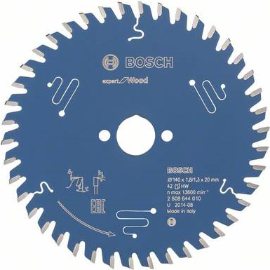 Bosch Accessories Expert for Wood 2608644010 Kreissägeblatt 140 x 20 x 1.3 mm Zähneanzahl: 42 1 St. Bosch Accessories Expert for Wood 2608644010 Kreissägeblatt 140 x 20 x 1.3 mm Zähneanzahl: 42 1 St. von Bosch