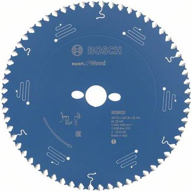 Bosch Accessories Expert for Wood 2608644070 Kreissägeblatt 270 x 30 x 1.8 mm Zähneanzahl: 60 1 St. von Bosch