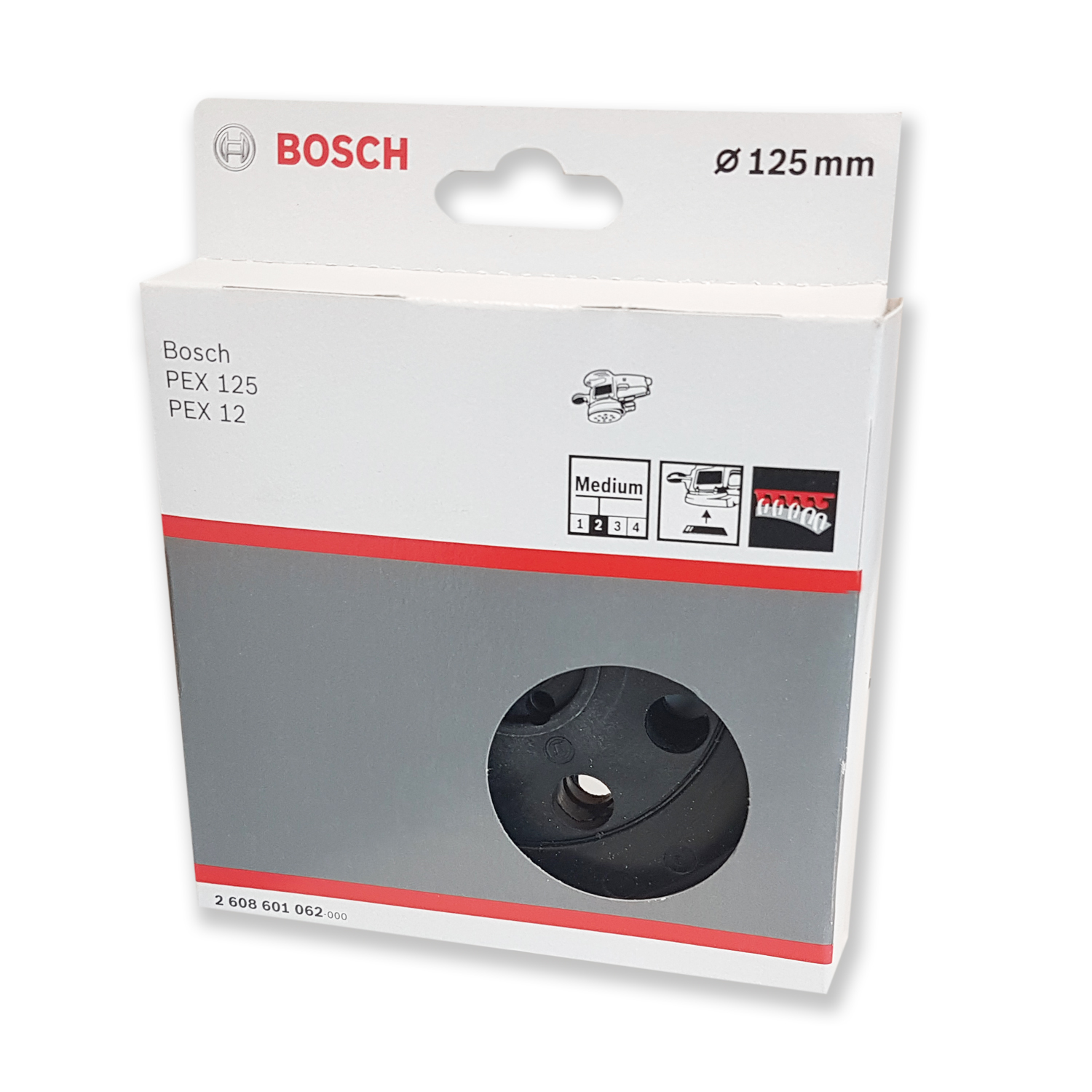 Bosch Accessories Mittelharter Schleifteller 8 Löcher, Ø 125 mm von Bosch