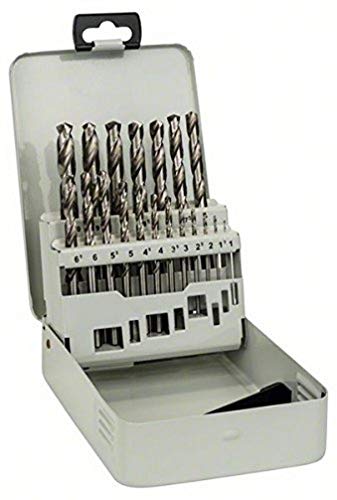 Bosch Accessories Professional 19tlg. Metallbohrer-Set HSS-G geschliffen Metallkassette Bosch Accessories Professional 19tlg. Metallbohrer-Set HSS-G geschliffen Metallkassette von Bosch