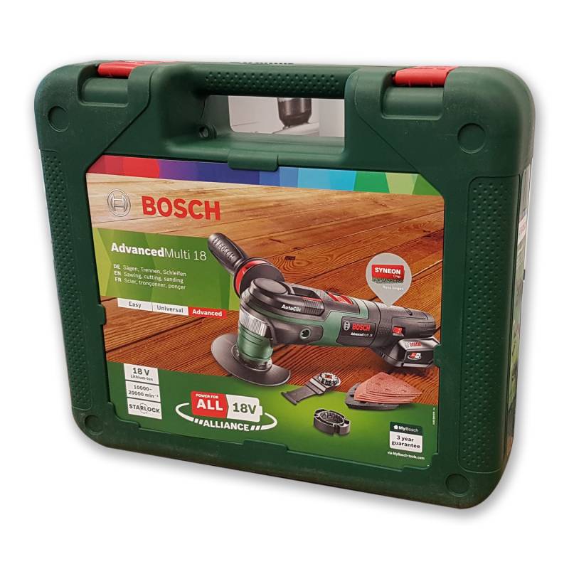 Bosch AdvancedMulti 18 Akku Multifunktionswerkzeug 18 Volt System 1 Akku von Bosch