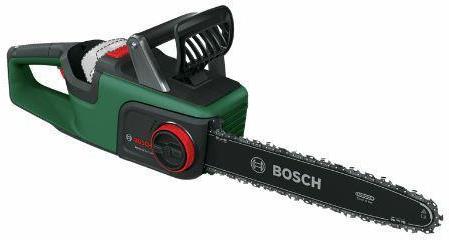 Bosch Akku Kettensäge ohne Schwertlänge 310 mm - Bosch Home and Garden Akku Kettensäge ohne Akku Schwertlänge 310 mmBosch Home and Garden Akku-Kettensäge AdvancedChain 36V-35-40Hohe Leistung - lange Lebensdauer durch bürstenlosen MotorDank OptiCut-Drehzahlregelung auch für anspruchsvolle AufgabenEinfache werkzeuglose Montage und autom. ÖlungSicherheit durch QuickStop-BremseKabellose Flexibilität - Kompatibel mit dem 36V POWER FOR ALL SystemDie Bosch Akku-Kettensäge AdvancedChain 36 V nutzt das Power for all 36 V-Akkusystem und den langlebigen bürstenlosen Motor für eine kraftvolle Schnittleistung. Die hohe Schnittgeschwindigkeit und die elektronische OptiCut-Drehzahlregelung ermöglichen es dieser leichten Kettensäge - Hartholz und große Stämme mit Leichtigkeit zu schneiden. Die Kettensäge bietet kabellose Freiheit mit hohem Komfort und ohne Benzindämpfe.Des Weiteren sind schwierige Aufgaben dank dem 36V POWER FOR ALL System ganz einfach und kabellos zu erledigen. Die AdvancedChain 36V-35_40 ist kompatibel mit dem 36V POWER FOR ALL Akkusystems. Der Akku ist nicht im Lieferumfang enthalten.Technische Daten: Antriebs-Art (Gartenwerkzeuge): Akku · Gartenwerkzeug-Besonderheiten: ohne Akku · Gewicht: 3.5 kg · Kapazität Öltank: 150 ml · Kettenteilung: 3/8 (9,52 mm) · Schwertlänge: 310 mmLieferumfang: Akku-Kettensäge AdvancedChain 36V-35-40,1x Sägekette - 35 cm,Kettenschutz,Kettensägenöl 50 ml,Spannhilfe,Quick Start Manual (06008B8601) Bosch Akku Kettensäge ohne Schwertlänge 310 mm - Bosch Home and Garden Akku Kettensäge ohne Akku Schwertlänge 310 mmBosch Home and Garden Akku-Kettensäge AdvancedChain 36V-35-40Hohe Leistung - lange Lebensdauer durch bürstenlosen MotorDank OptiCut-Drehzahlregelung auch für anspruchsvolle AufgabenEinfache werkzeuglose Montage und autom. ÖlungSicherheit durch QuickStop-BremseKabellose Flexibilität - Kompatibel mit dem 36V POWER FOR ALL SystemDie Bosch Akku-Kettensäge AdvancedChain 36 V nutzt das Power for all 36 V-Akkusystem und den langlebigen bürstenlosen Motor für eine kraftvolle Schnittleistung. Die hohe Schnittgeschwindigkeit und die elektronische OptiCut-Drehzahlregelung ermöglichen es dieser leichten Kettensäge - Hartholz und große Stämme mit Leichtigkeit zu schneiden. Die Kettensäge bietet kabellose Freiheit mit hohem Komfort und ohne Benzindämpfe.Des Weiteren sind schwierige Aufgaben dank dem 36V POWER FOR ALL System ganz einfach und kabellos zu erledigen. Die AdvancedChain 36V-35_40 ist kompatibel mit dem 36V POWER FOR ALL Akkusystems. Der Akku ist nicht im Lieferumfang enthalten.Technische Daten: Antriebs-Art (Gartenwerkzeuge): Akku · Gartenwerkzeug-Besonderheiten: ohne Akku · Gewicht: 3.5 kg · Kapazität Öltank: 150 ml · Kettenteilung: 3/8 (9,52 mm) · Schwertlänge: 310 mmLieferumfang: Akku-Kettensäge AdvancedChain 36V-35-40,1x Sägekette - 35 cm,Kettenschutz,Kettensägenöl 50 ml,Spannhilfe,Quick Start Manual (06008B8601) von Bosch