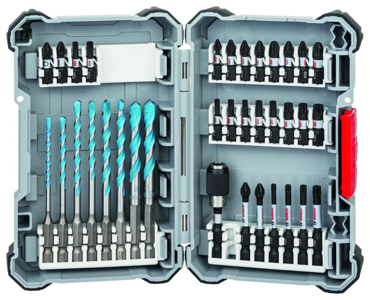BOSCH Bohrer- und Bit-Set Impact Control Multi Construction 35-teilig BOSCH Bohrer- und Bit-Set Impact Control Multi Construction 35-teilig von Bosch