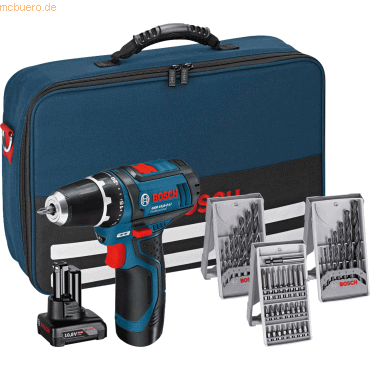Bosch Bohrschrauber GSR 12V-15 0615990G6L Akku 4Ah von Bosch