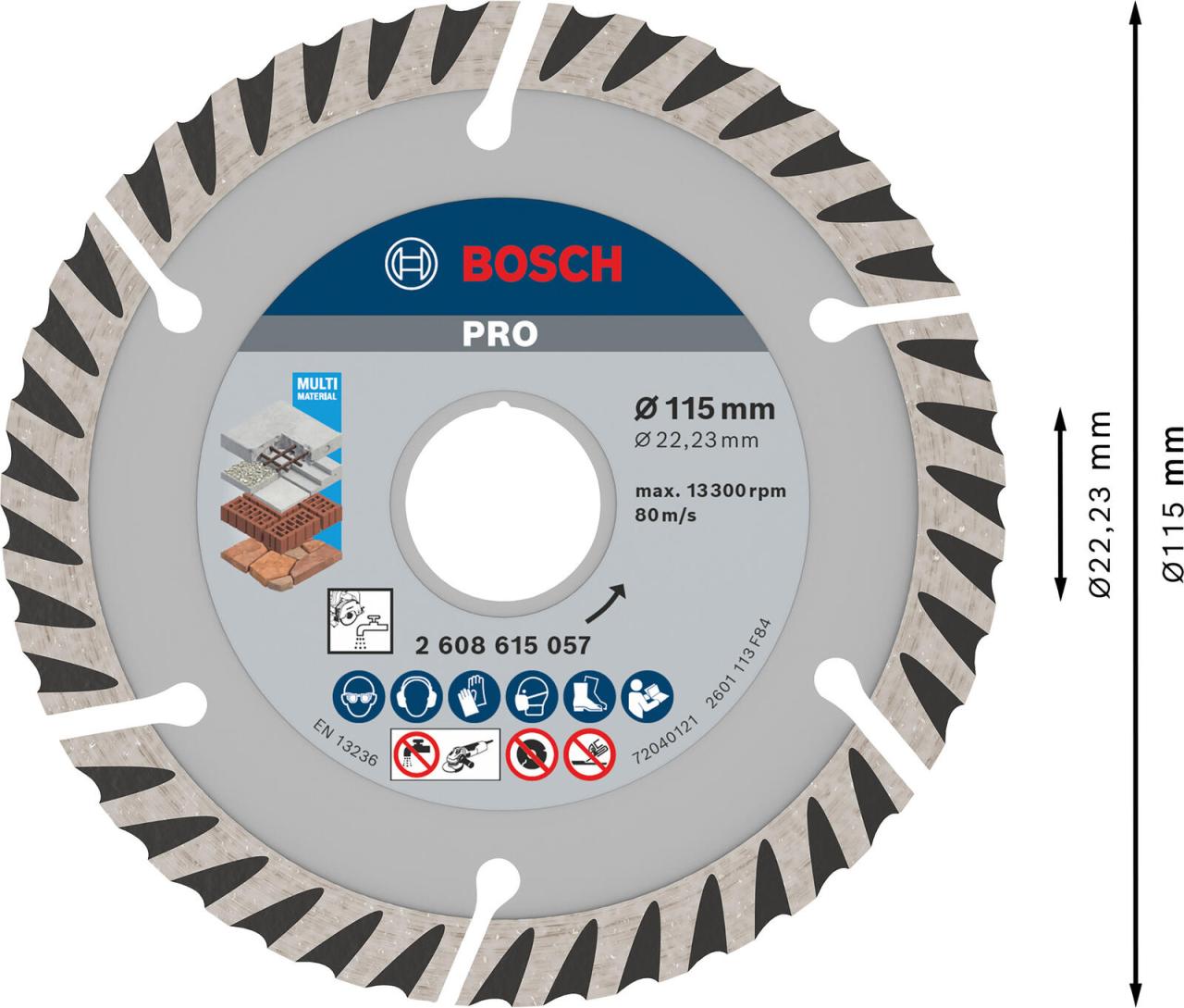 BOSCH Diamant-Trennscheibe Standard for Universal BOSCH Diamant-Trennscheibe Standard for Universal von Bosch