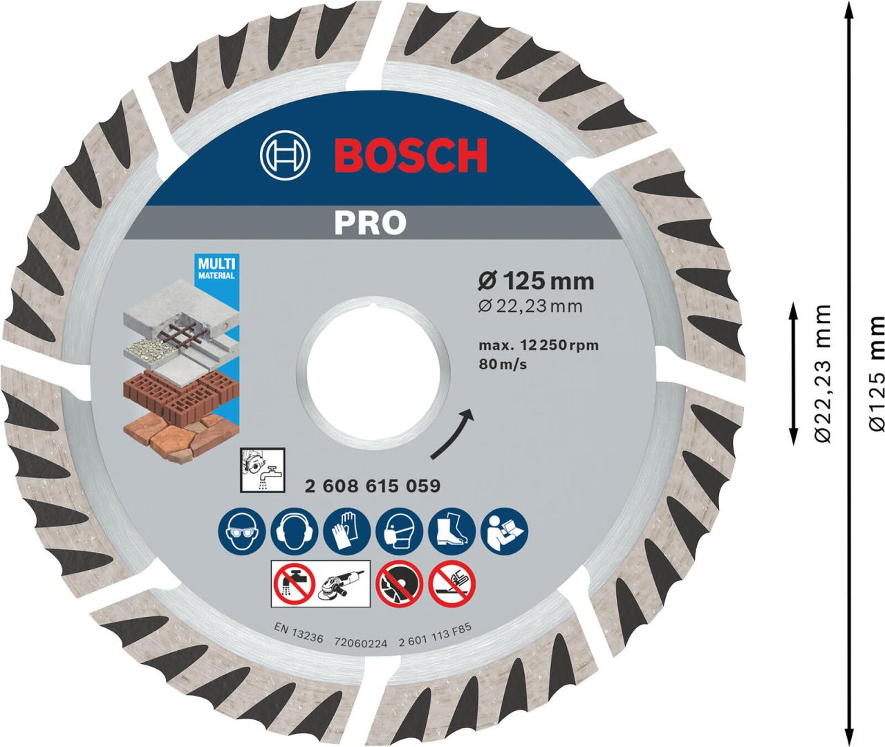 BOSCH Diamant-Trennscheibe Standard for Universal von Bosch