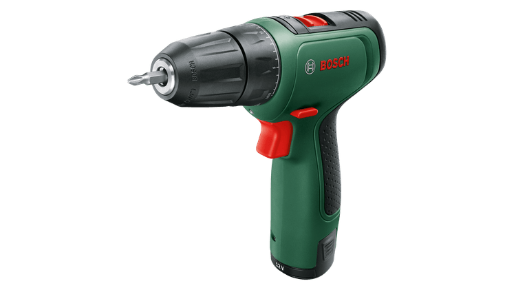Bosch EasyDrill 1200 - Bohrer/Schrauber - schnurlos - 2 Geschwindigkeiten - Bohrfutterschlüssel 10 mm - 30 N·m Ladegerät enthalten - 12 V (06039D3006) von Bosch