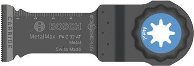 Bosch Expert MultiMax PAIZ 32 APIT - Tauchsägenschneidblatt - für Ziegelsteine, Faserzement, glasfaserverstärkter Kunststoff, kohlefaserverstärkter Kunststoff, Edelstahlbleche - Länge: 109 mm - Breite: 32 mm von Bosch