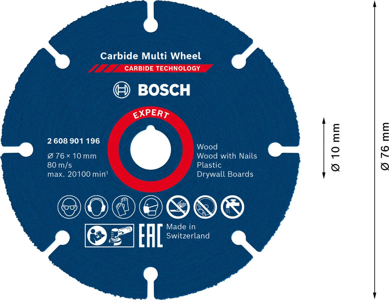 BOSCH Trennscheibe EXPERT Carbide Multiwheel von Bosch