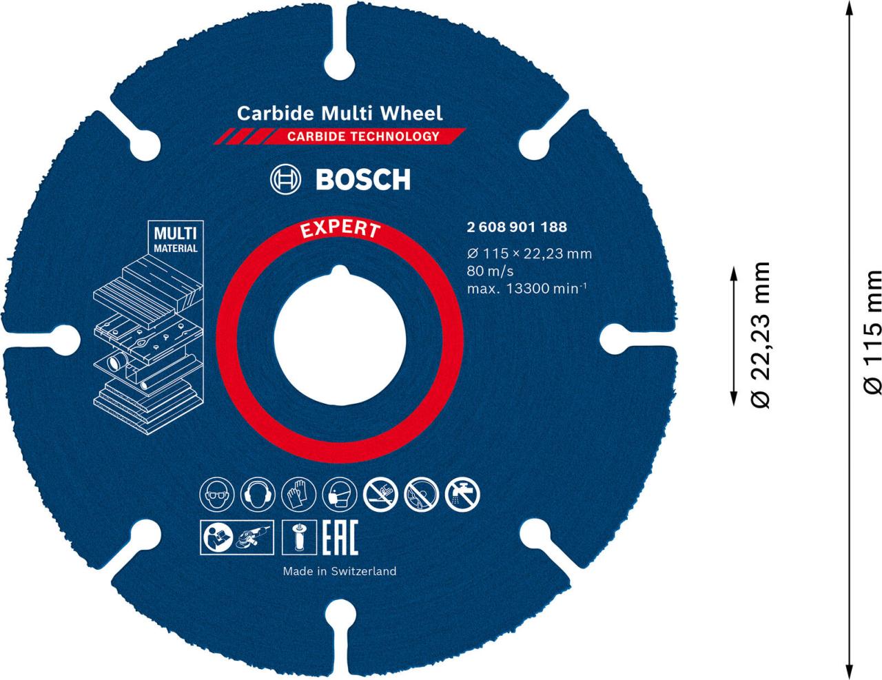 BOSCH Trennscheibe EXPERT Carbide Multi Wheel BOSCH Trennscheibe EXPERT Carbide Multi Wheel von Bosch