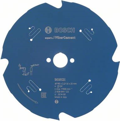 Bosch Expert for Fiber Cement - Kreissägeblatt - für fiber cement - 165 mm - 4 Zähne (2608644122) von Bosch