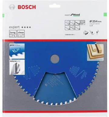 Bosch Expert for Wood - Kreissägeblatt - für Holz - 254 mm - 54 Zähne Bosch Expert for Wood - Kreissägeblatt - für Holz - 254 mm - 54 Zähne von Bosch