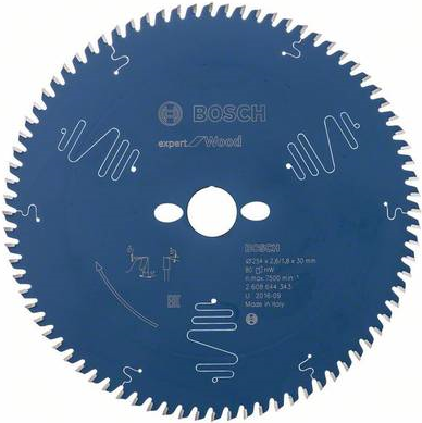 Bosch Expert for Wood - Kreissägeblatt - für Holz - 254 mm - 80 Zähne Bosch Expert for Wood - Kreissägeblatt - für Holz - 254 mm - 80 Zähne von Bosch