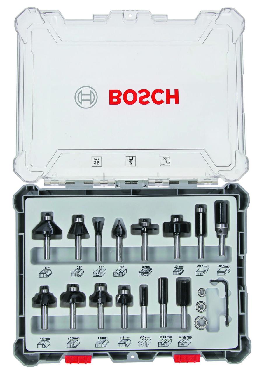 Bosch Fräser-Set 6mm 15tgl. von Bosch