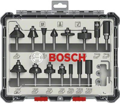 Bosch - Fräskopf - für Weichholz, Hartholz - 15 Stücke von Bosch