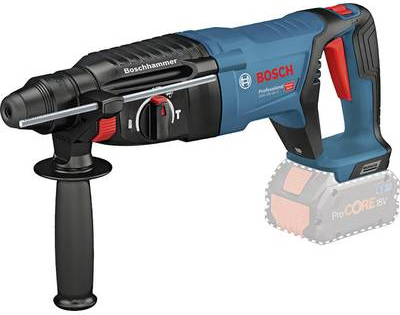 Bosch GBH 18V-26 D Professional - Bohrhammer - schnurlos - SDS-plus - 2,5 Joules - ohne Batterie - 18 V (0611916001) von Bosch