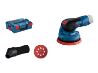 Bosch GEX 12V-125 Professional, Tellerschleifer, Velcro, Schwarz, Blau, Rot, 6000 RPM, 10000 RPM, 12000 OPM - Ohne Akku und Ladegerät von Bosch