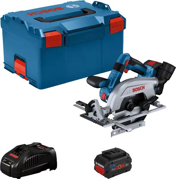 Bosch GKS 18V-57-2 L PROFESSIONAL 16,5 cm Schwarz - Blau - Silber 5000 U/min (06016C1102) von Bosch