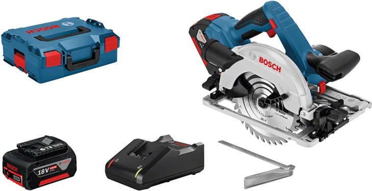 Bosch GKS 18V-57 G Professional - Kreissäge - schnurlos - 165 mm - 2 Akkus - 18 V von Bosch