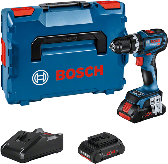 Bosch GSB 18V-90 C - Schlagschrauber - Pistolengriff - 1/2 - Schwarz - Blau - 2100 U/min - 630 U/min (06019K6105) von Bosch