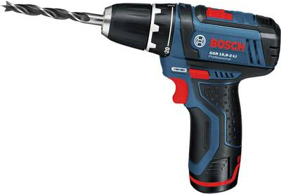 Bosch GSR 12V-15 Professional - Bohrer/Schrauber - schnurlos - 2 Geschwindigkeiten - Bohrfutterschlüssel 10 mm - 30 N·m - 2 Akkus - 12 V Bosch GSR 12V-15 Professional - Bohrer/Schrauber - schnurlos - 2 Geschwindigkeiten - Bohrfutterschlüssel 10 mm - 30 N·m - 2 Akkus - 12 V von Bosch