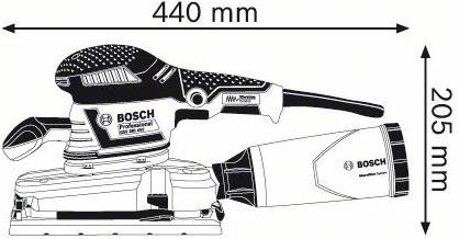 Bosch GSS 280 AVE Professional - Schwingschleifmaschine - 350 W von Bosch