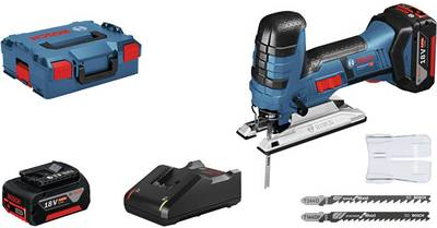 Bosch GST 18 V-LI S Professional - Stichsäge - schnurlos - 2 Akkus - 18 V (06015A5107) von Bosch