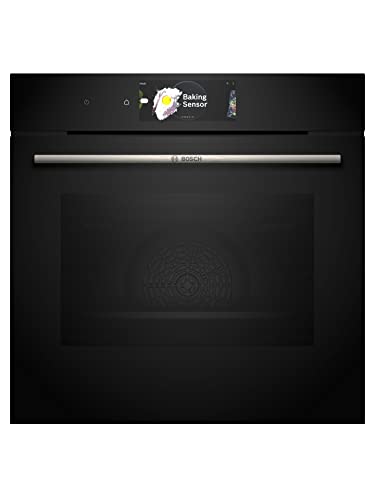 Bosch HBG7784B1 Serie 8 Smarter Einbau-Backofen, 60 x 60 cm, Digitaler Bedienring, TFT-Touchdisplay Pro, Heißluft sanft, Crisp Funktion, Backofenassistent mit Sprachsteuerung Bosch HBG7784B1 Serie 8 Smarter Einbau-Backofen, 60 x 60 cm, Digitaler Bedienring, TFT-Touchdisplay Pro, Heißluft sanft, Crisp Funktion, Backofenassistent mit Sprachsteuerung von Bosch