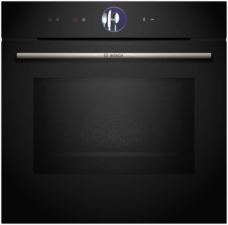 Bosch HMG7361B1 Serie 8 Einbau-Backofen mit Mikrowellenfunktion, Schwarz von Bosch