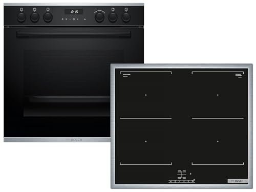 Bosch HND677FH61 Set Einbauherd HET278BB1 Schwarz + Induktionskochfeld NVQ645CB6E herdgebunden Bosch HND677FH61 Set Einbauherd HET278BB1 Schwarz + Induktionskochfeld NVQ645CB6E herdgebunden von Bosch