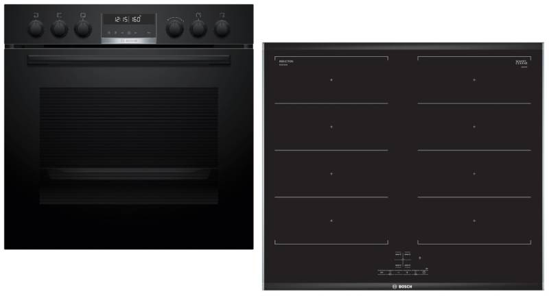 Bosch HND679LS62 Herd-Set mit Induktionskochfeld (HEG578BB4 + NXX675CB5E) von Bosch
