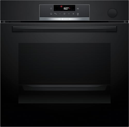 Bosch HRG532BB3, Serie 4, Einbau-Backofen mit Dampfunterstützung 60 x 60 cm, Air Fry Funktion, 15 Automatikprogramme, Hydrolytische Reinigungshilfe, 3D-Heißluft, LED Touch Control, Soft Close, Schwarz Bosch HRG532BB3, Serie 4, Einbau-Backofen mit Dampfunterstützung 60 x 60 cm, Air Fry Funktion, 15 Automatikprogramme, Hydrolytische Reinigungshilfe, 3D-Heißluft, LED Touch Control, Soft Close, Schwarz von Bosch