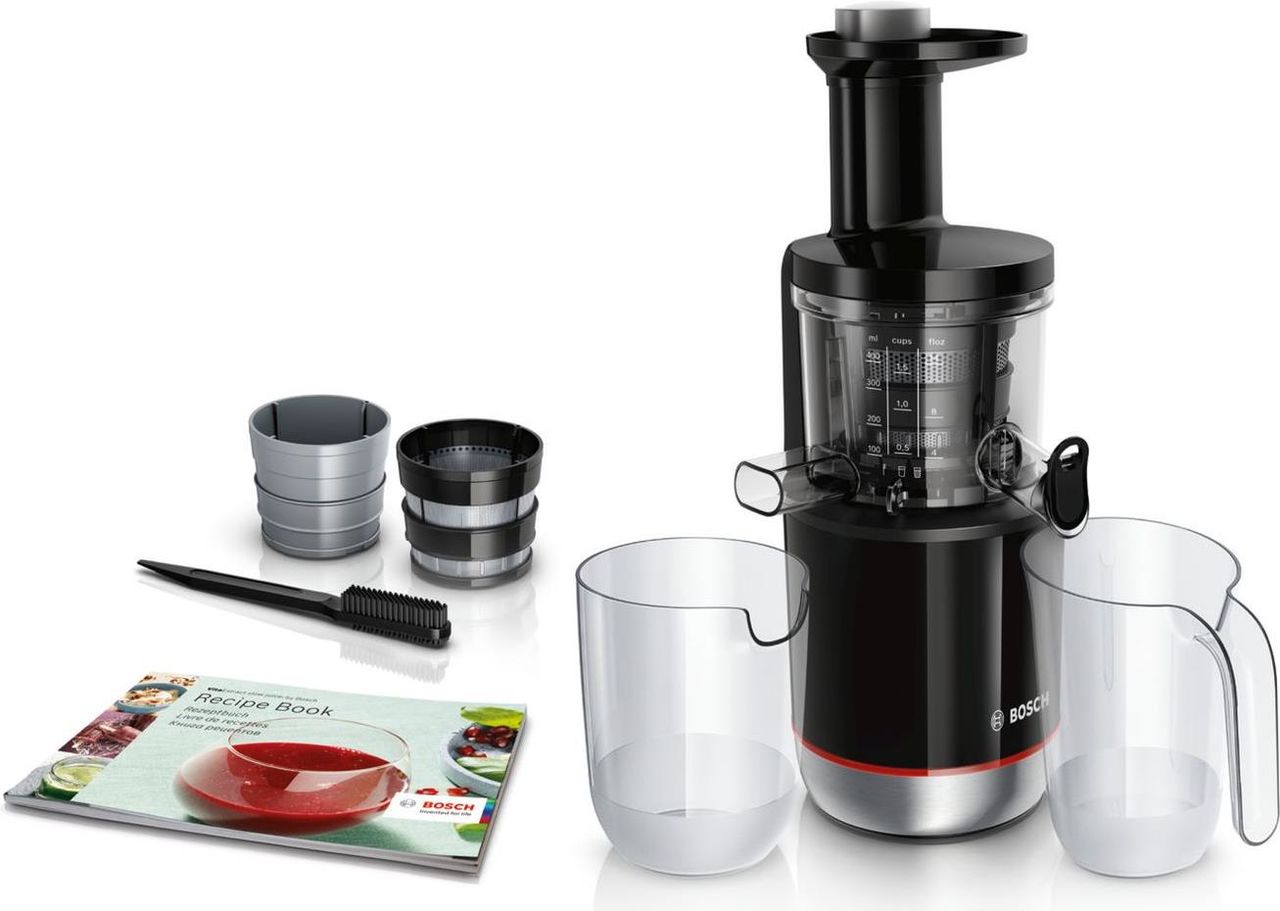 Bosch Haushalt Slow-Entsafter DE-MESM731M 150 W Schwarz, Silber (matt) von Bosch