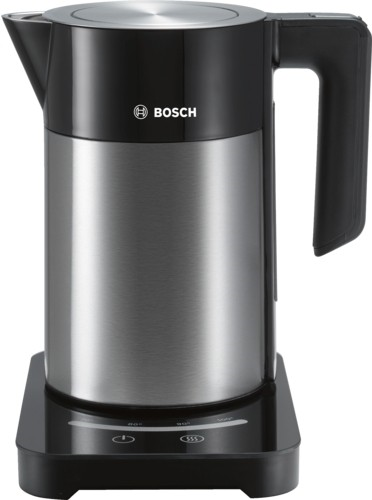Bosch Haushalt TWK7203 Wasserkocher schnurlos Edelstahl, Schwarz Bosch Haushalt TWK7203 Wasserkocher schnurlos Edelstahl, Schwarz von Bosch