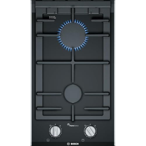 Bosch Hob PRB3A6B70 Series 8 Gas. Number of burners/cooking zones 2. Rotary knobs. Black von Bosch