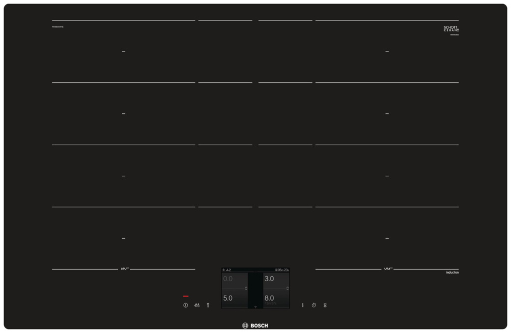 Bosch Induktionskochfeld PXY801KW1E, 7,4kW, WLAN von Bosch