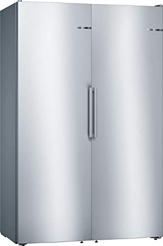 Bosch KAN95VLEP Europäischer Side-by-Side, 186 x 120 cm, 327 kWh pro Jahr, Inox-look, 346 L Kühlteil & 242 L Gefrierteil, NoFrost, VitaFresh Bosch KAN95VLEP Europäischer Side-by-Side, 186 x 120 cm, 327 kWh pro Jahr, Inox-look, 346 L Kühlteil & 242 L Gefrierteil, NoFrost, VitaFresh von Bosch