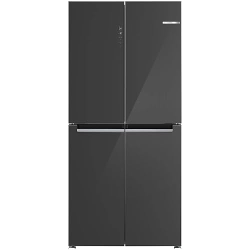 Bosch KMC85LEEA, Serie 4, French Door Kühlschrank, 189,5 x 85,5 cm, 324 L Kühlen + 223 L Gefrieren, NoFrost, Vita Fresh XXL Schublade für längere Frische, Ablagen aus Sicherheitsglas, Glasfront Grau Bosch KMC85LEEA, Serie 4, French Door Kühlschrank, 189,5 x 85,5 cm, 324 L Kühlen + 223 L Gefrieren, NoFrost, Vita Fresh XXL Schublade für längere Frische, Ablagen aus Sicherheitsglas, Glasfront Grau von Bosch