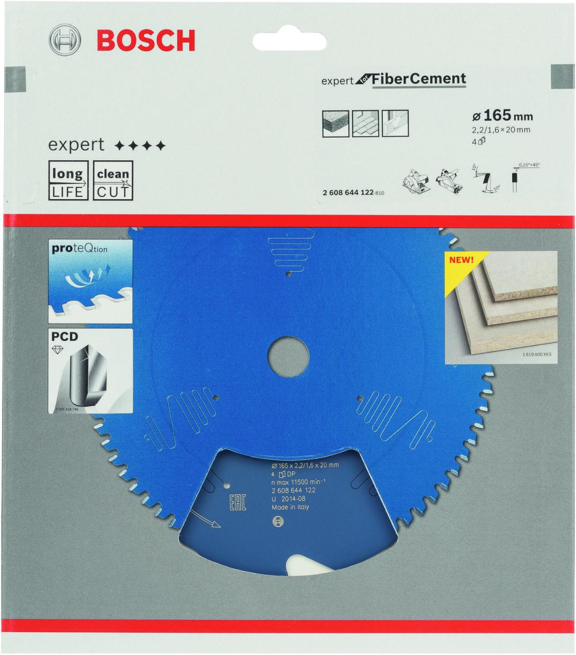 Bosch Kreissägeblatt 165x20-4 Kreissägeblatt von Bosch