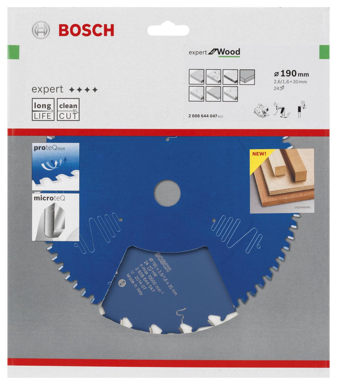 Bosch Kreissägeblatt 190x30-24 Kreissägeblatt von Bosch
